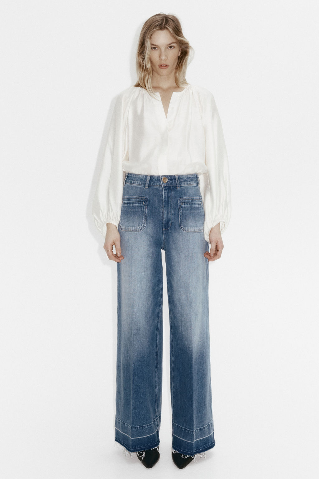 Wide High Jeans - H&m фото 10