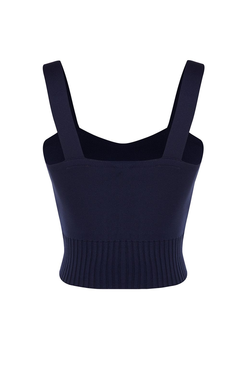 Trendyolmilla Mint Kalp Yaka Crop Triko Ince Bluz TWOSS22BZ1105  фото 12