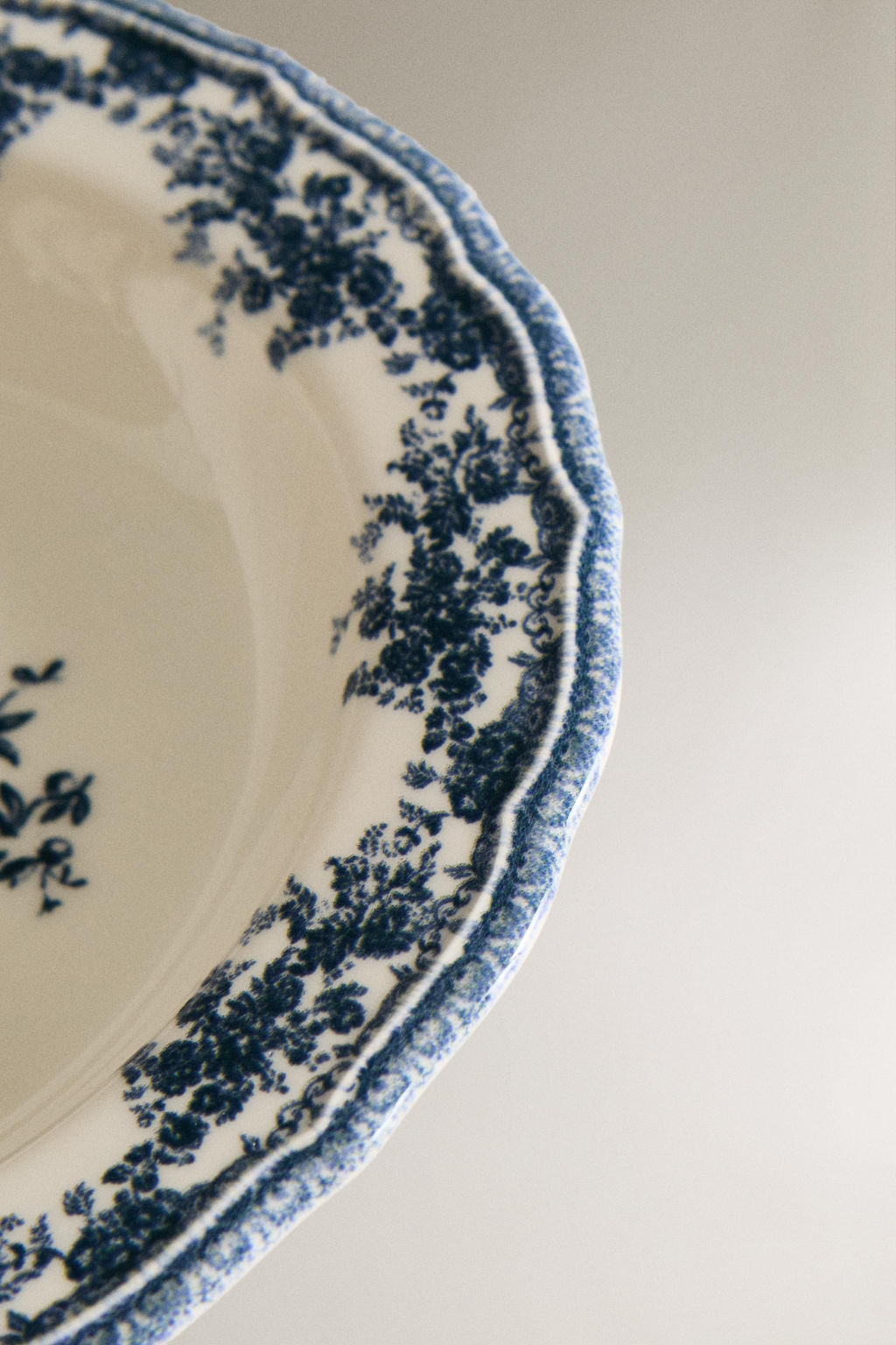 FLORAL EARTHENWARE SOUP PLATE - Zara фото 3