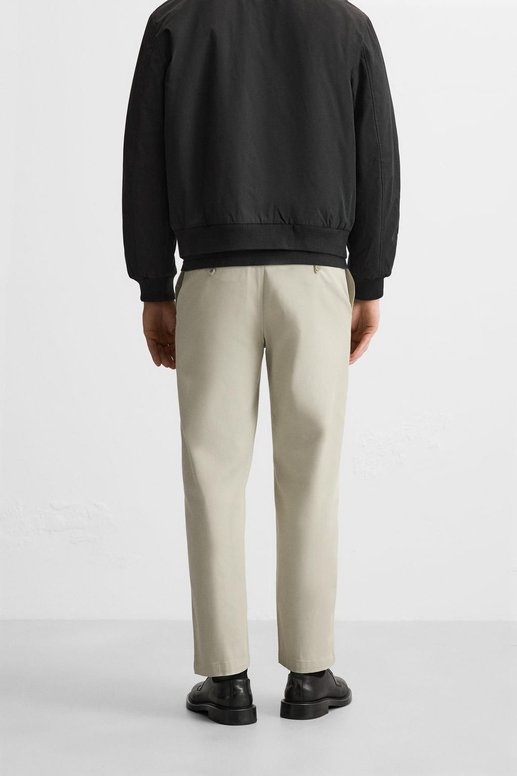 TEXTURED STITCH TROUSERS - Zara фото 3
