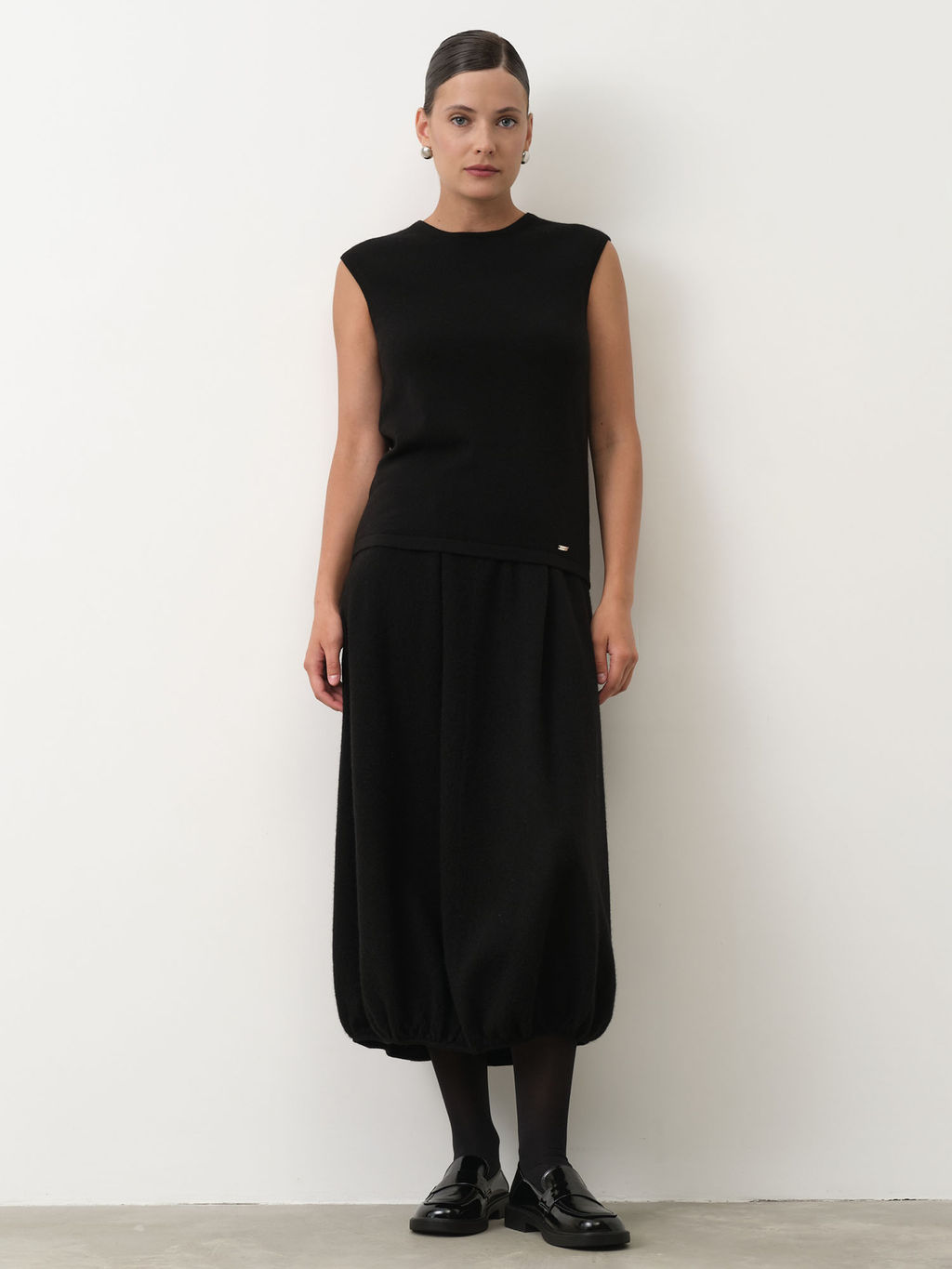 Джемпер кашемировый 06052 черный