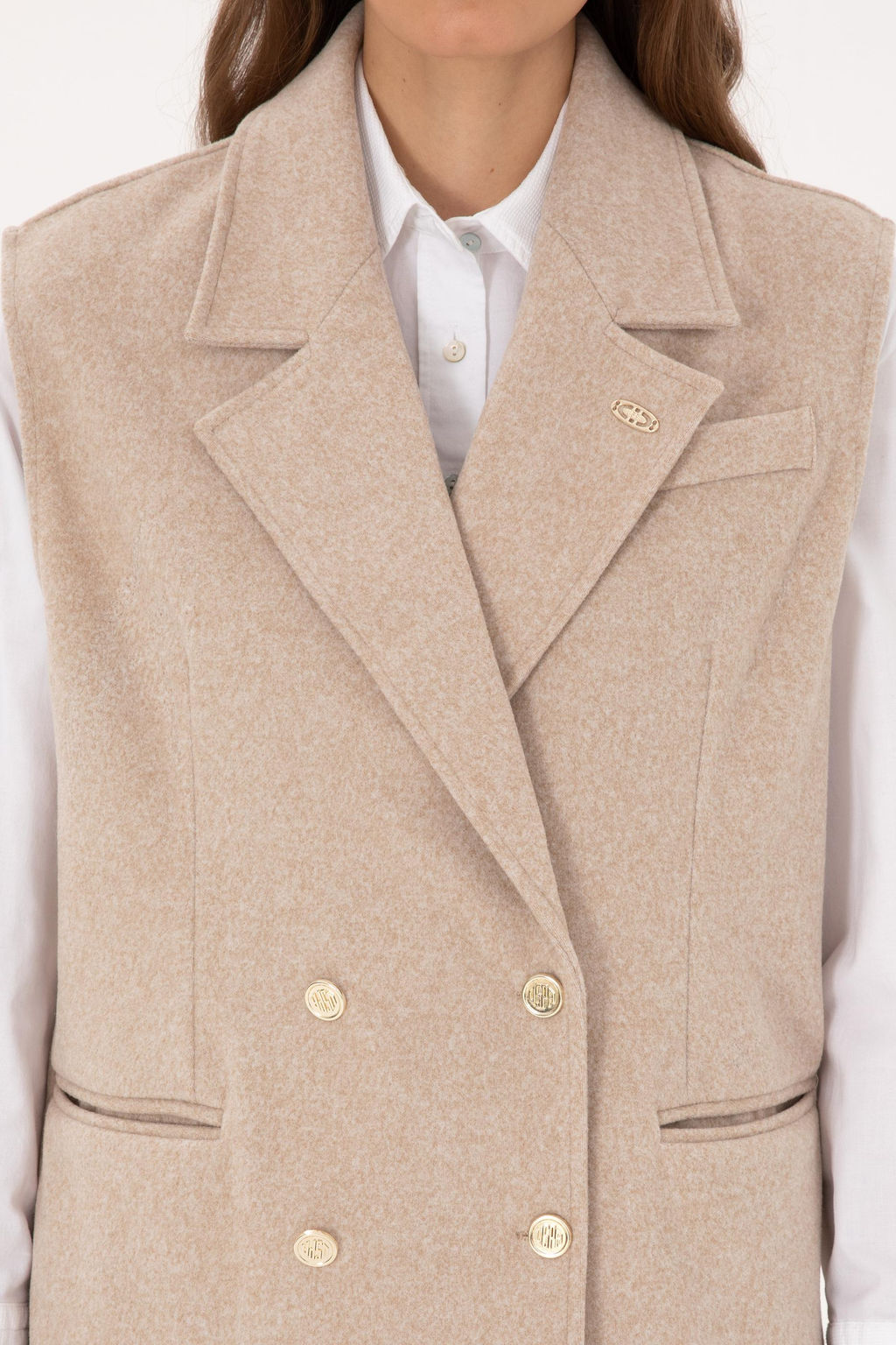 Kad_n Camel Melanj Sweatshirt - U.s. polo assn фото 6