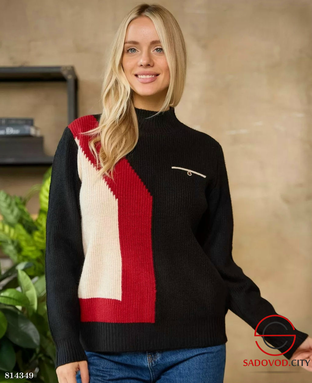 Свитер женский с принтом - Bruno фото 5