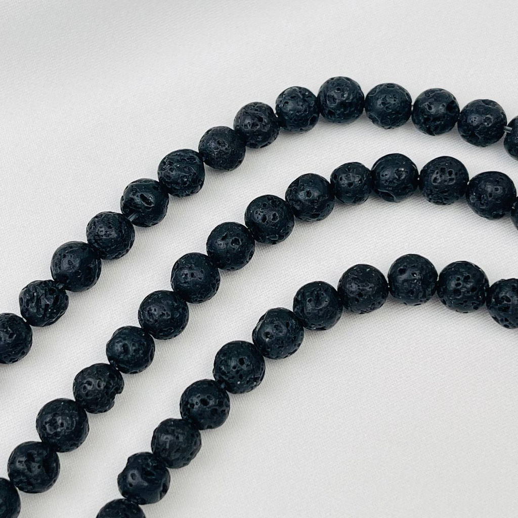 Бусины для рукоделия из Лавы 38 см