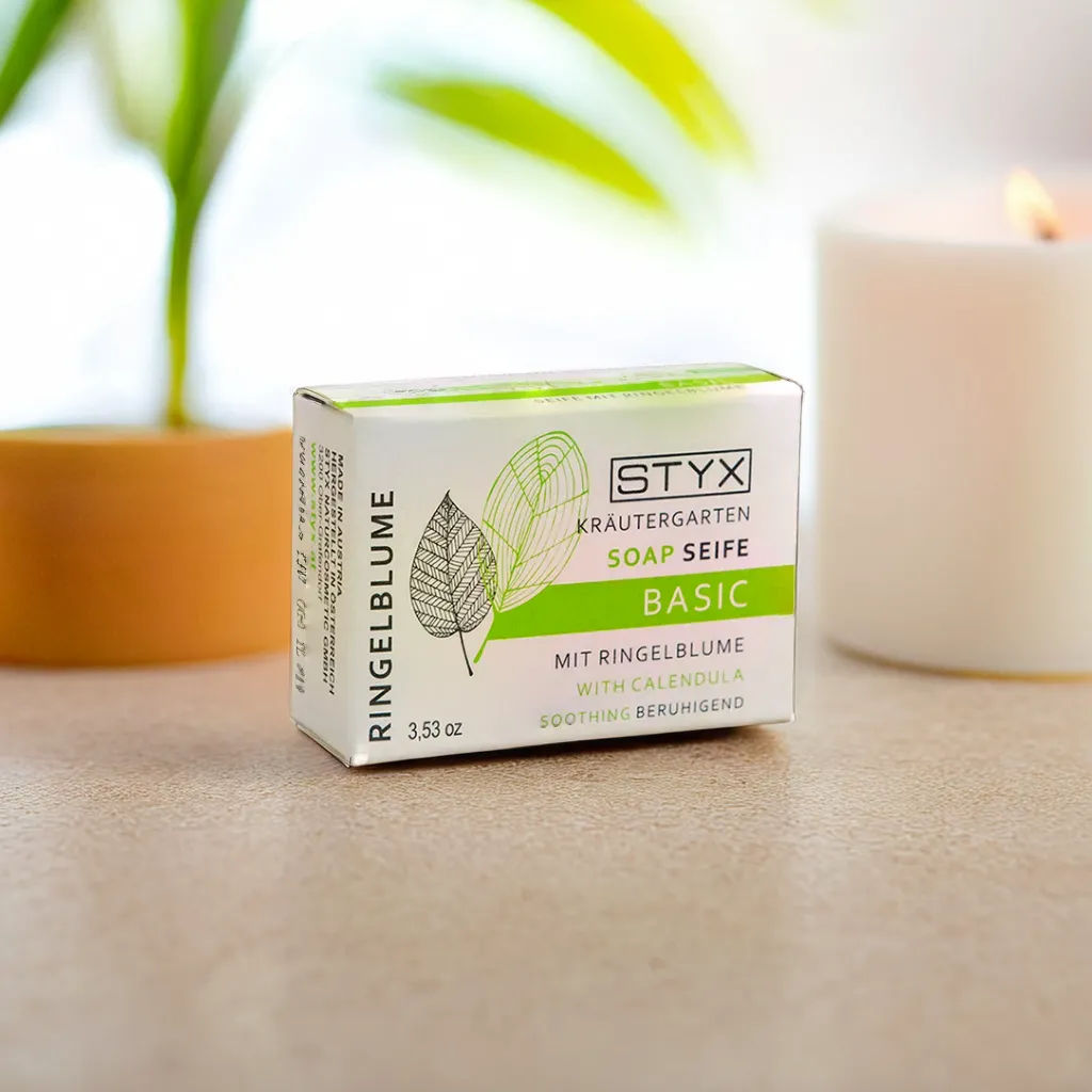 Косметическое мыло для комбинированной кожи КАЛЕНДУЛА STYX, 100 гр  фото 2