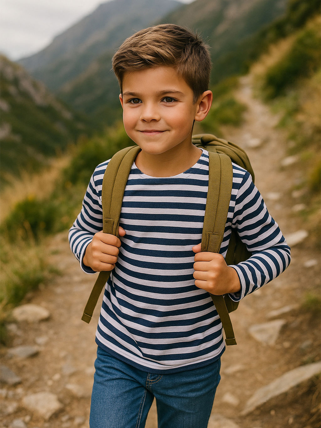 Тельняшка лонгслив детская 516 (104, 56)