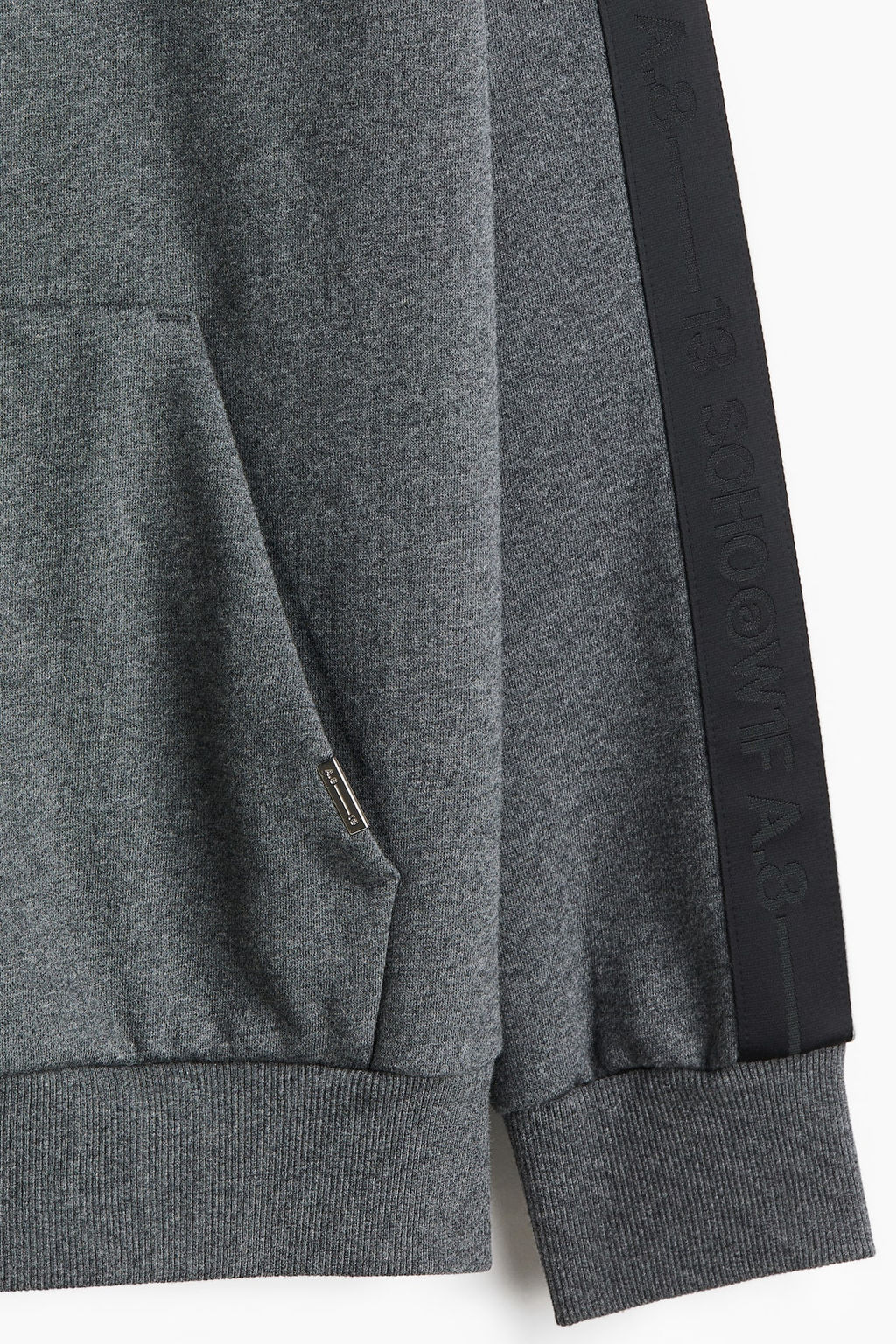 Sudadera con capucha y franjas laterales Loose Fit - H&m фото 7