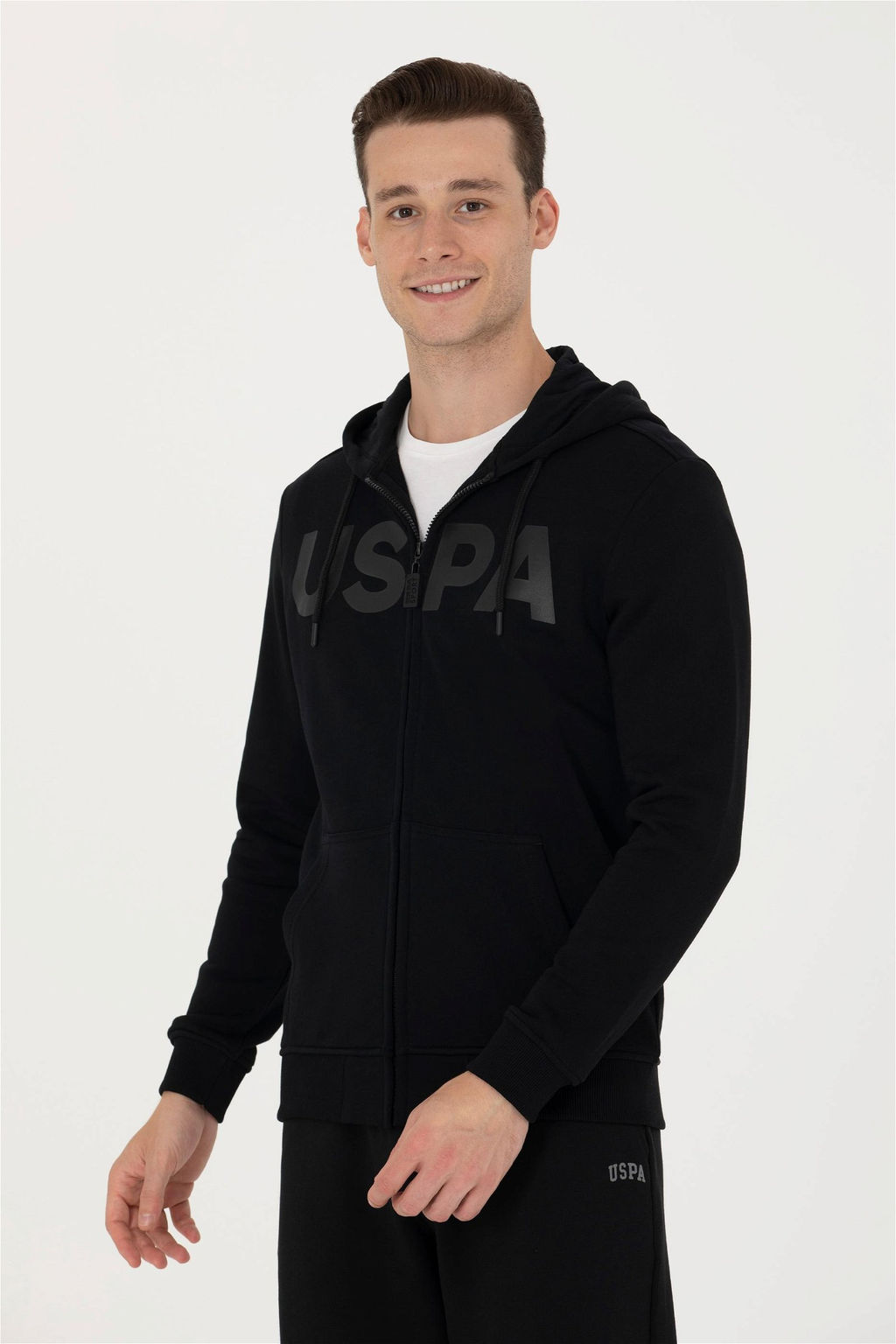 U. S. Polo Assn / Мужской черный свитшот - U.s. polo assn фото 10