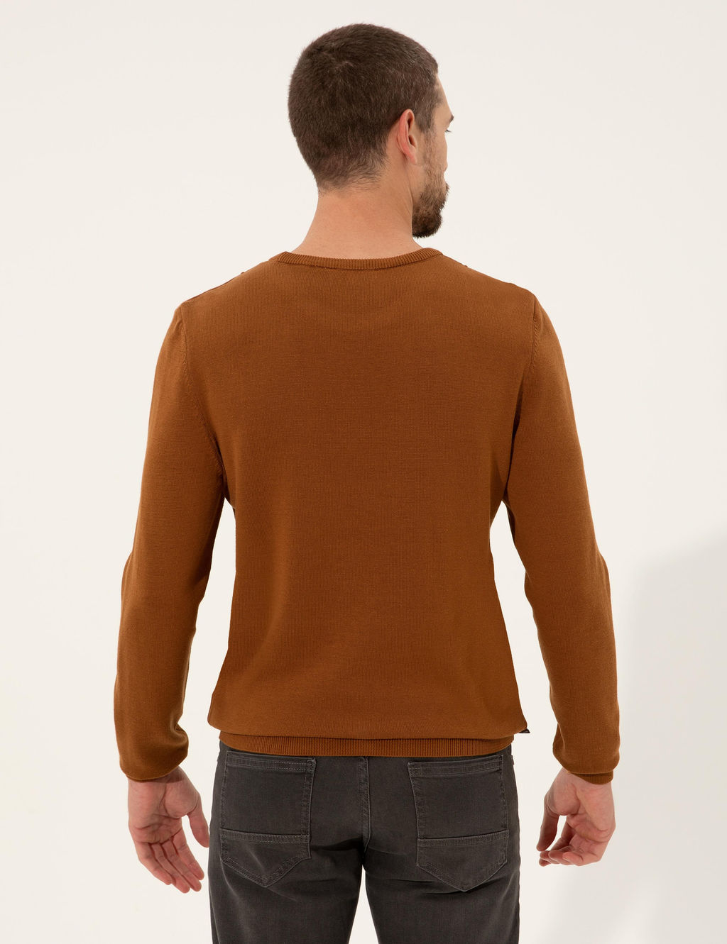 Tar__n Slim Fit Bisiklet Yaka Triko Kazak - Pierre cardin фото 5