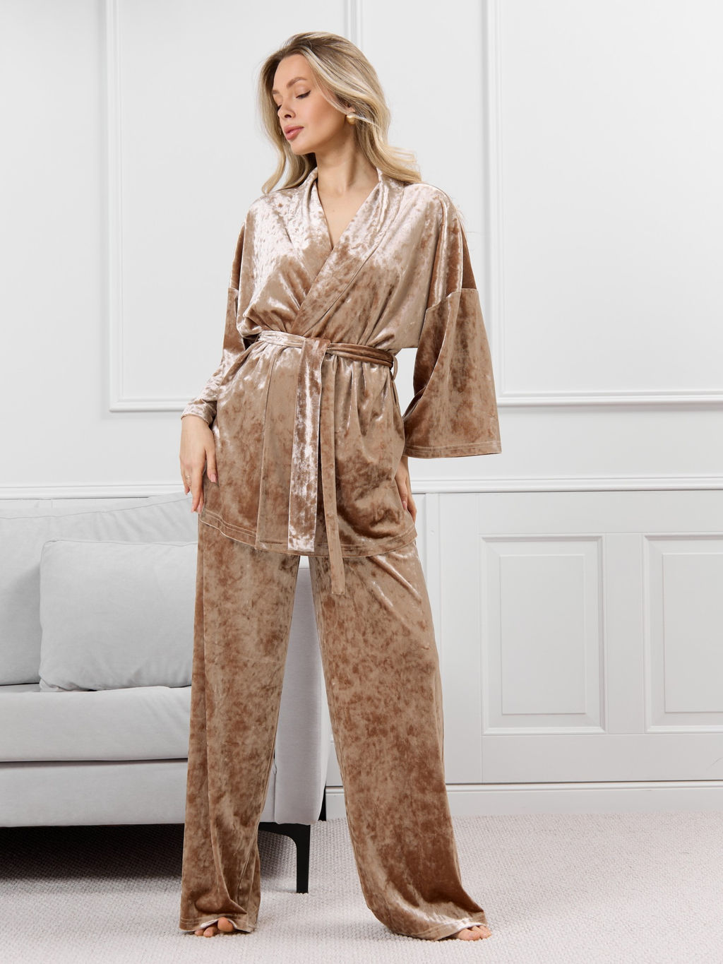 Костюм Мерцание-2 VIOTEX из велюр стрейч с мраморным эффектом - Виотекс фото 42