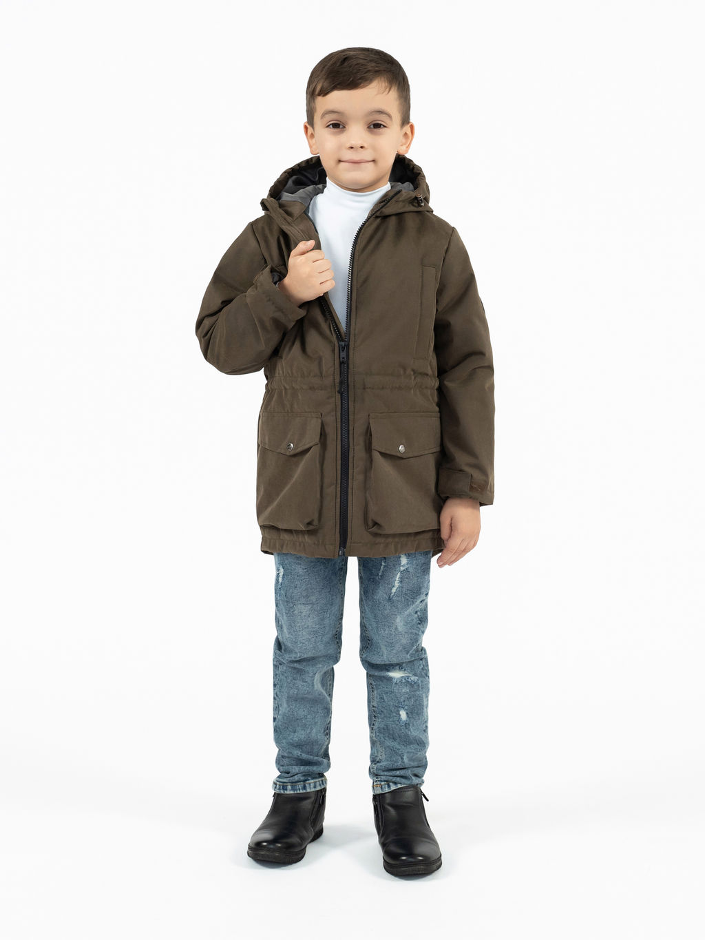 Куртка детская демисезонная хаки