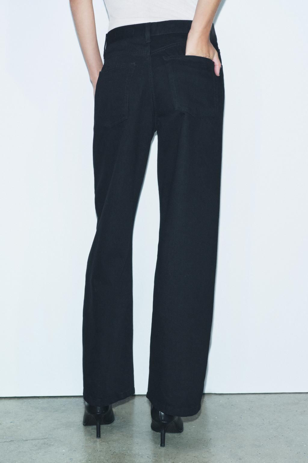 ZW COLLECTION LOOSE FIT MID-RISE JEANS - Zara фото 5