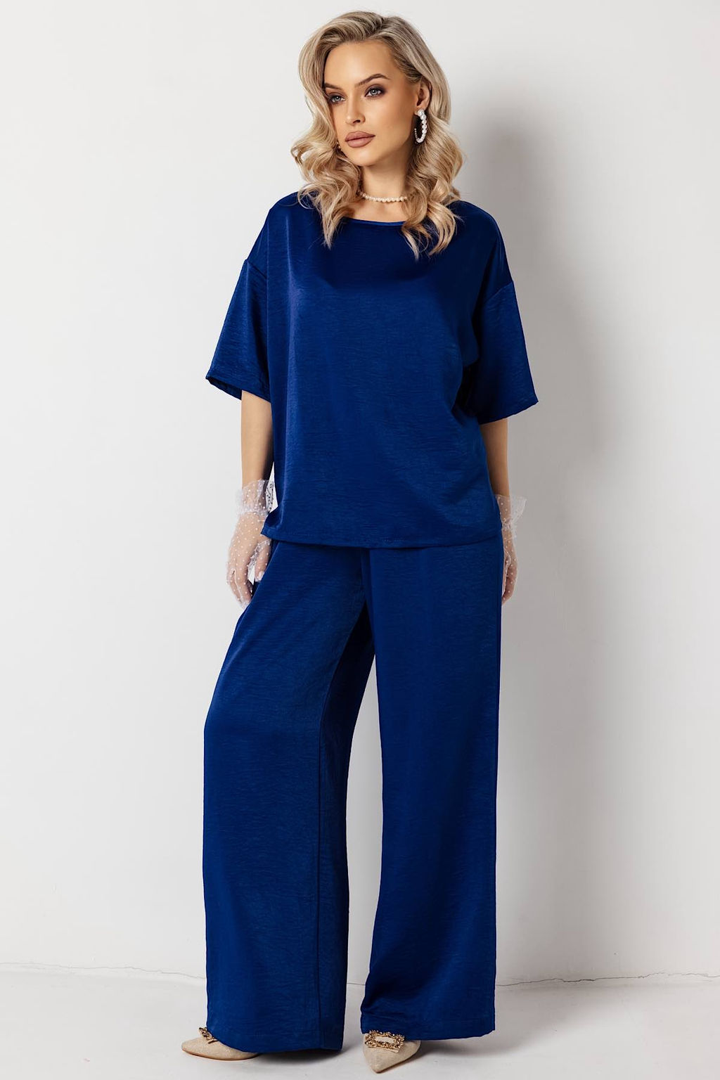 Брюки женские 121/52/Васильковый