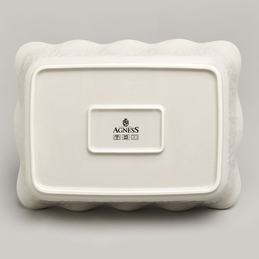 ФОРМА ДЛЯ ЗАПЕКАНИЯ BEIGE 32*24*8 СМ 2500 МЛ - Agness фото 2