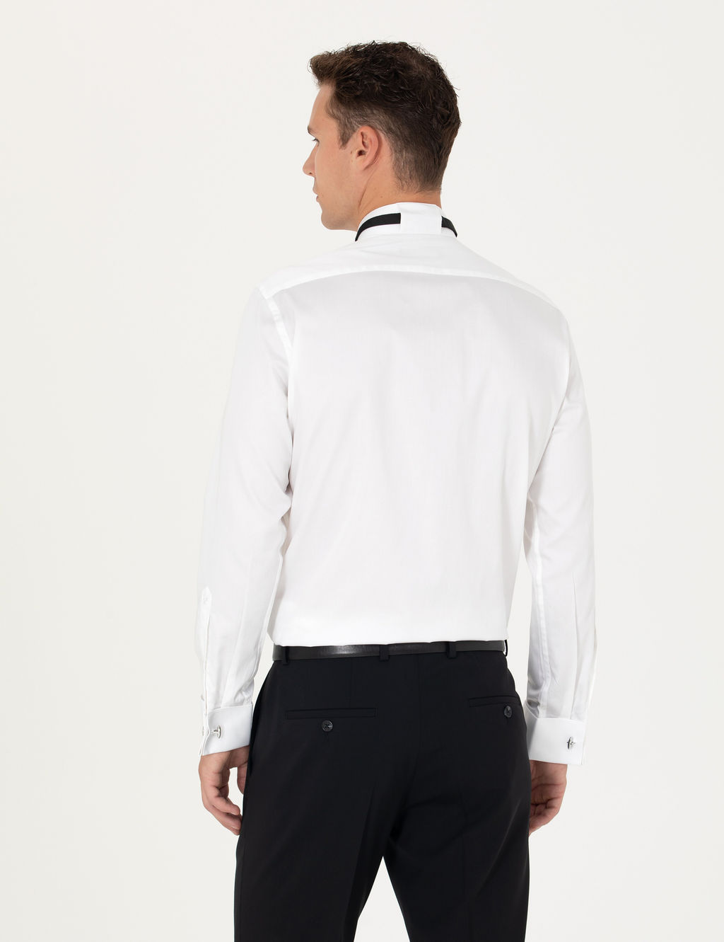 Beyaz Slim Fit Smokin G_mlek