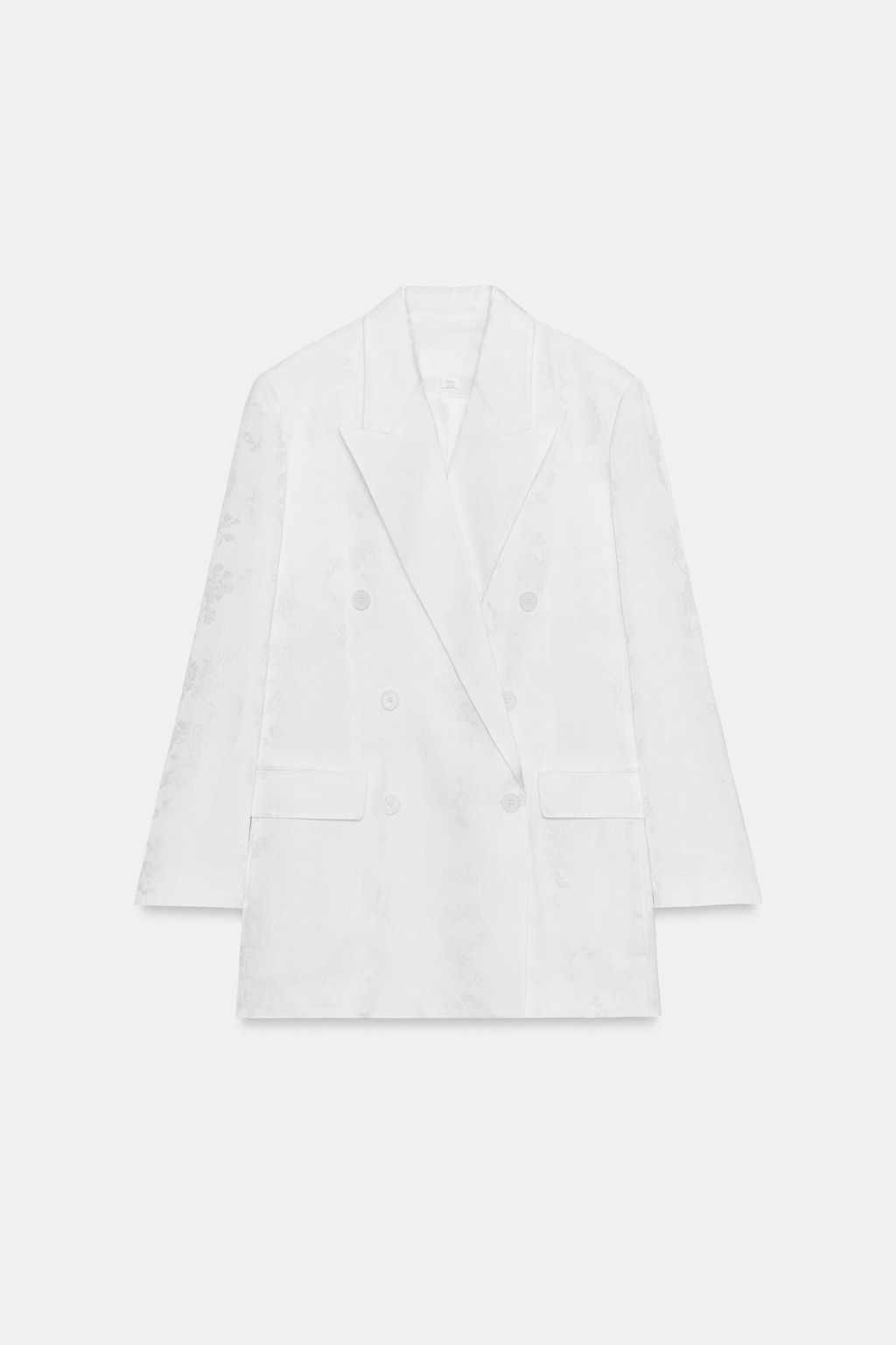 BLAZER JACQUARD ZW COLLECTION LIMITED EDITION / Blanco - Zara фото 6