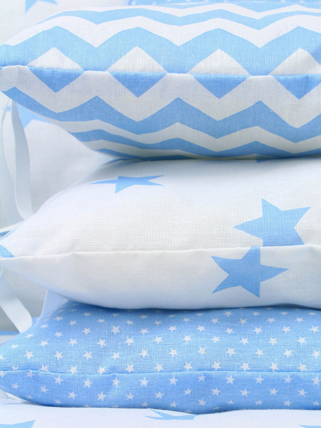 Бортики в кровать - Голубой Набор бортиков