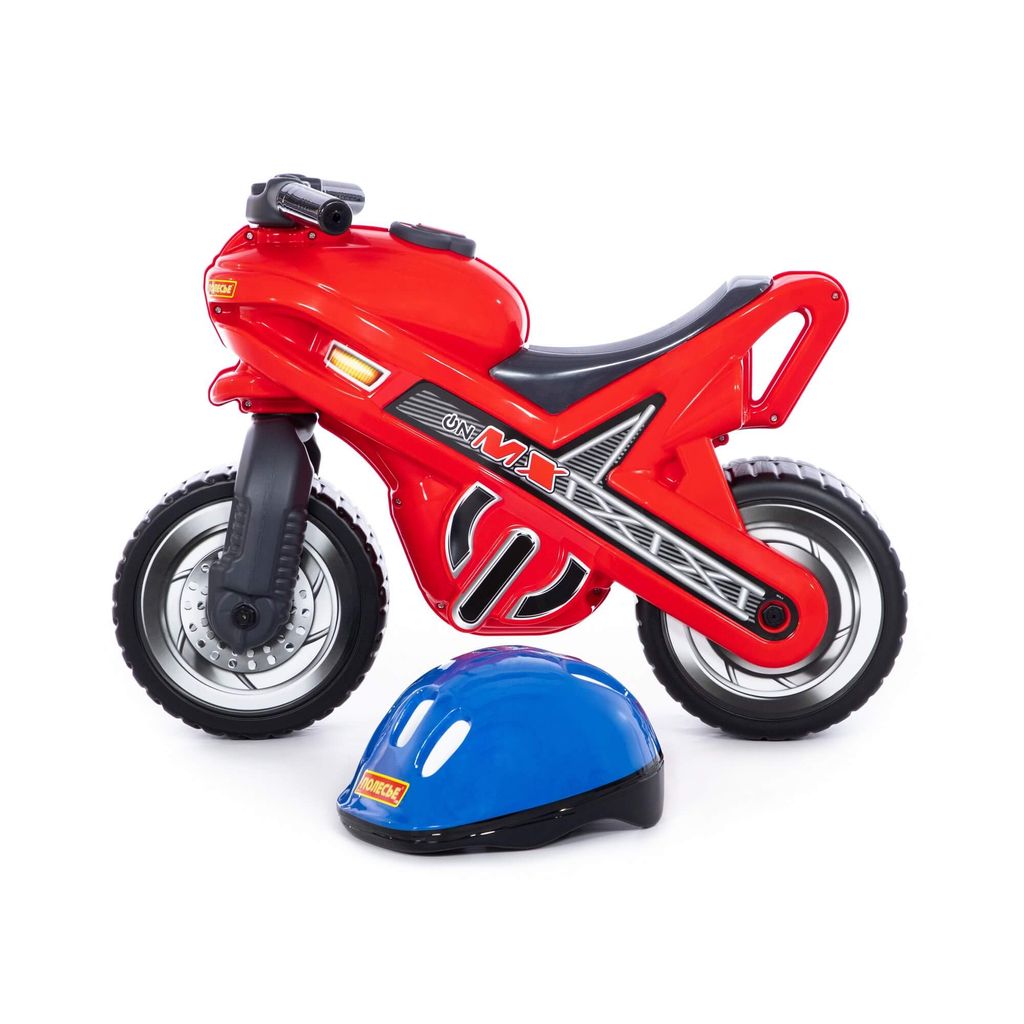 Каталка-мотоцикл МХ со шлемом - Полесье фото 2