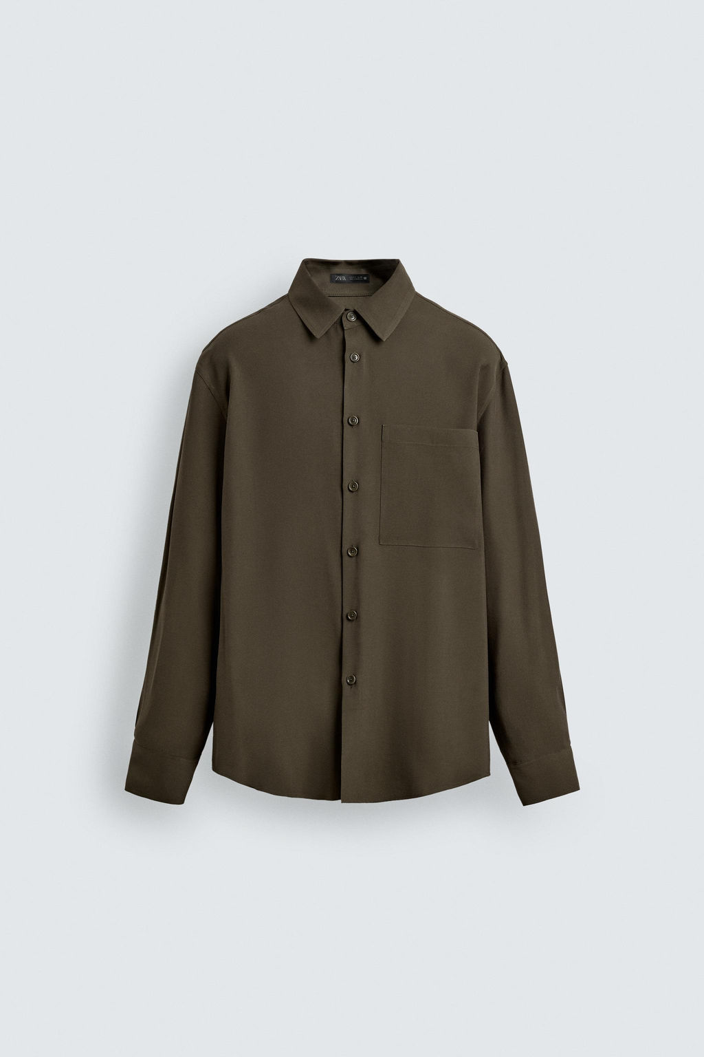Рубашка CAMISA FLUIDA BOLSILLO хаки