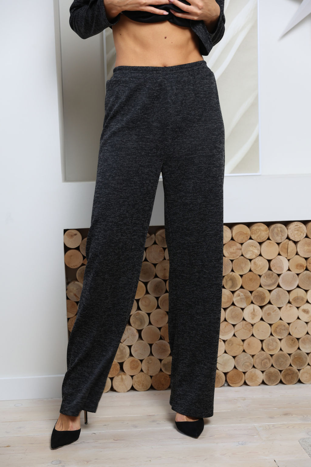 Брюки трикотажные свободного кроя - Looklikecat фото 5