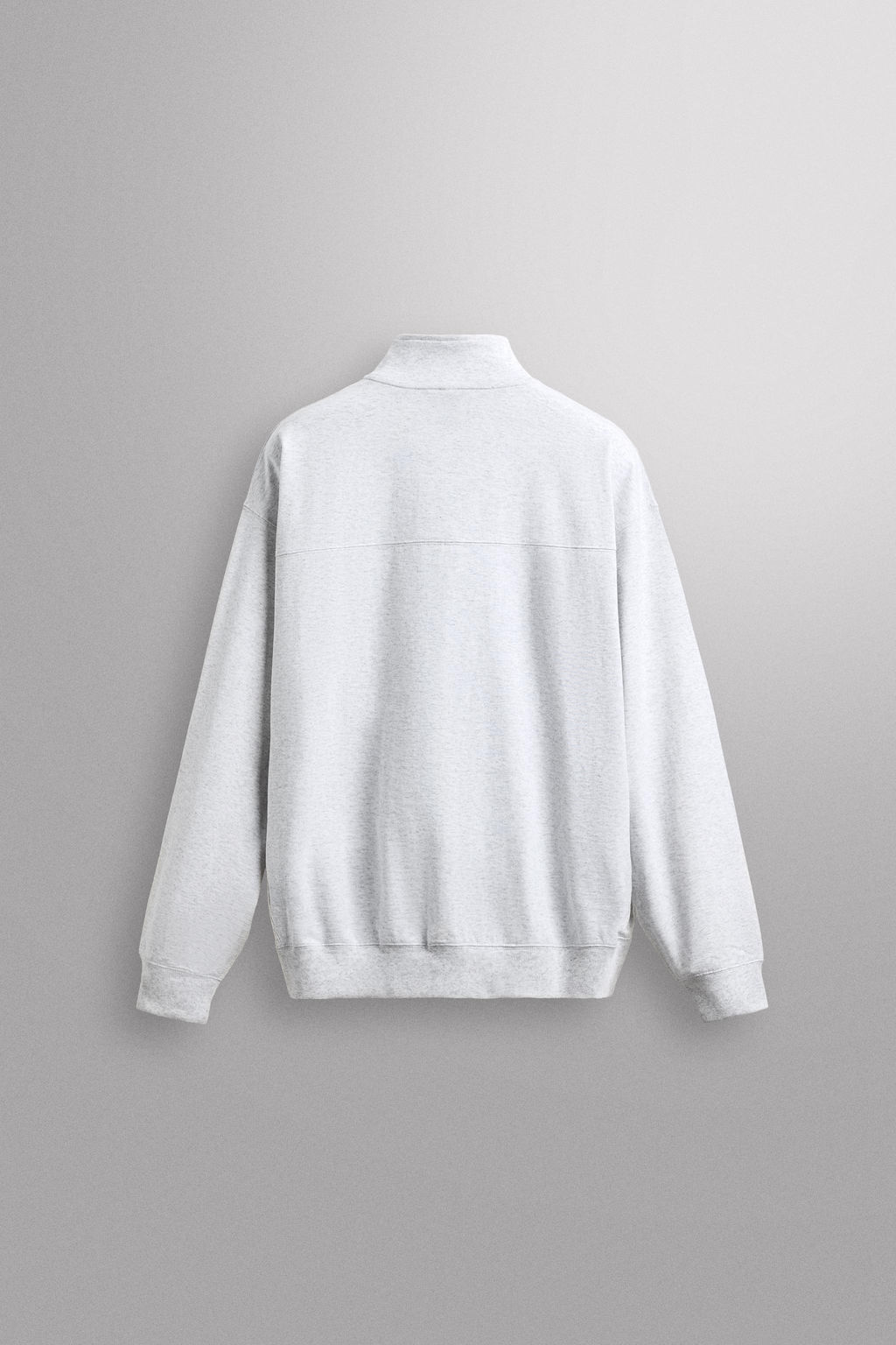 SUDADERA RELAXED FIT CREMALLERA / Gris vigor? - Zara фото 10