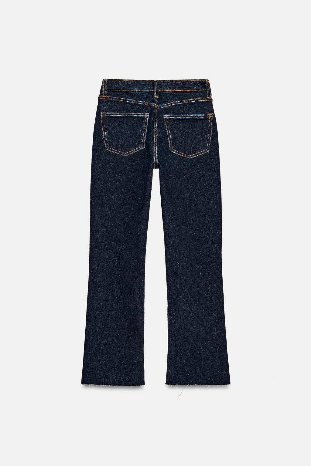 TRF CROPPED FLARE HIGH-WAIST JEANS - Zara фото 9