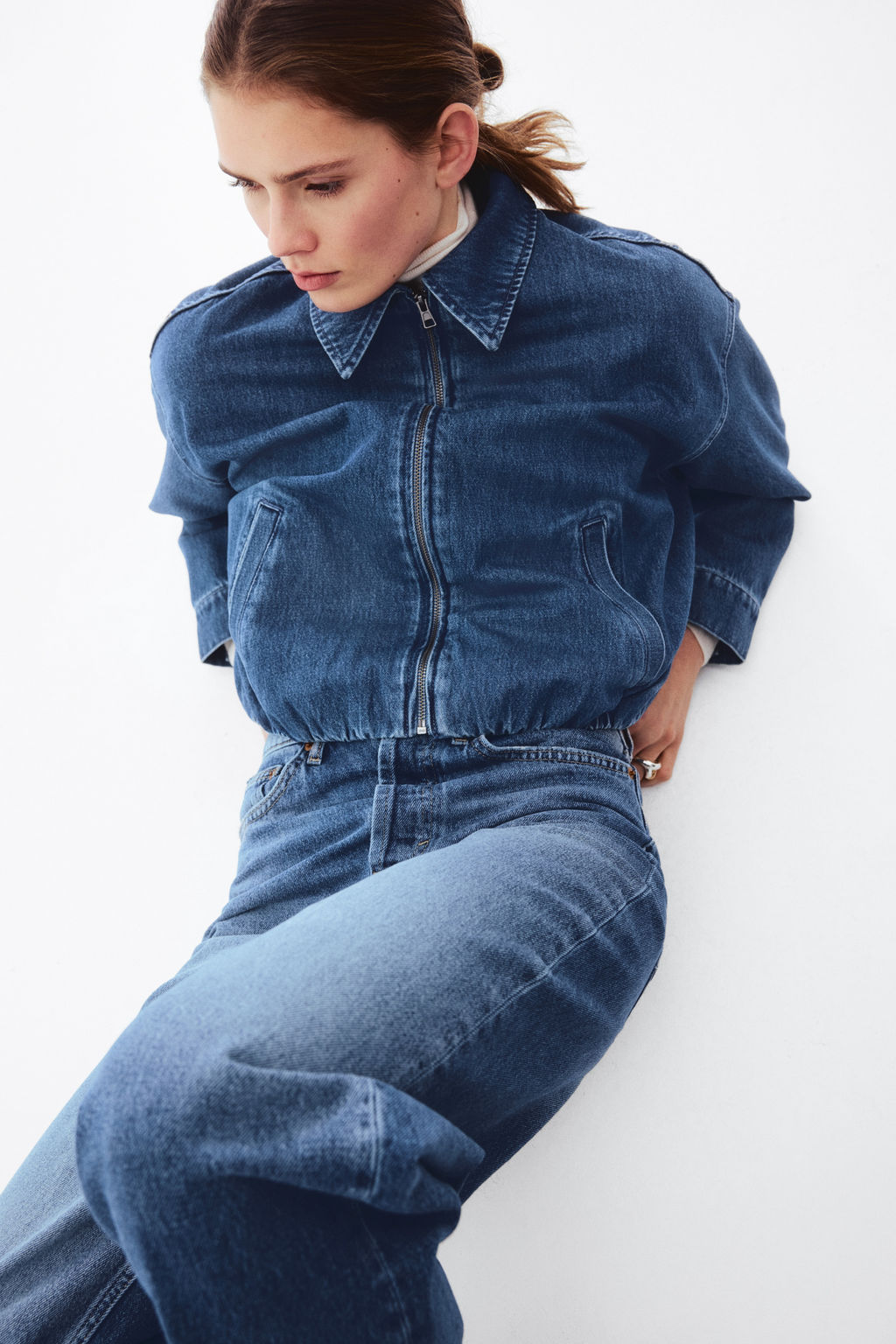 Cazadora denim oversize - H&m фото 8