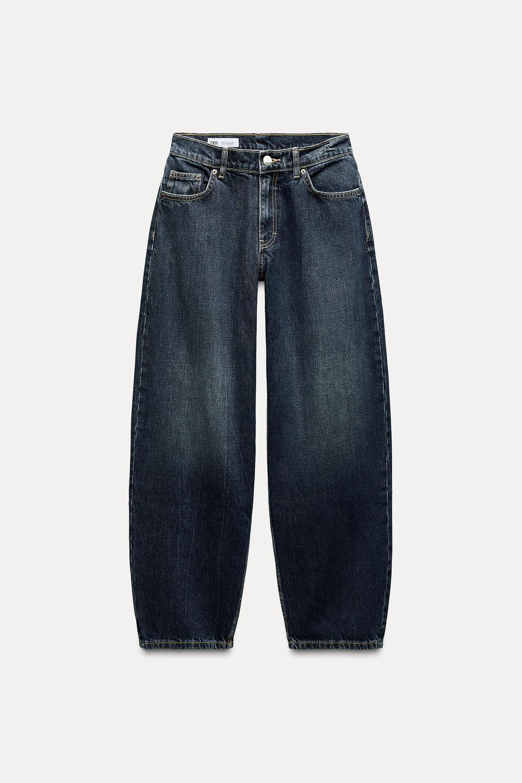 TRF BALLOON MID-RISE JEANS - Zara фото 7