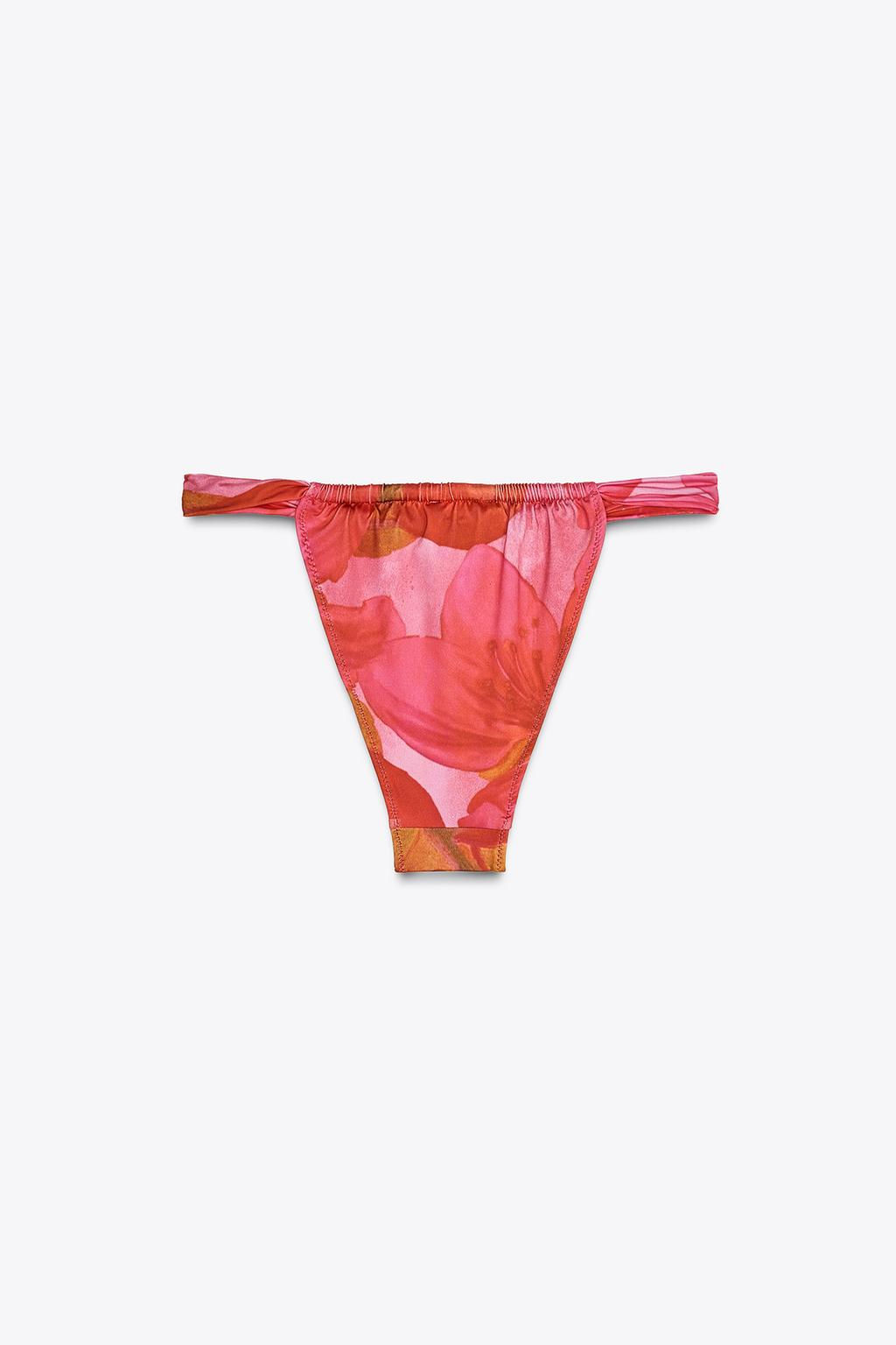 PRINTED CURTAIN BIKINI BOTTOMS - Zara фото 7