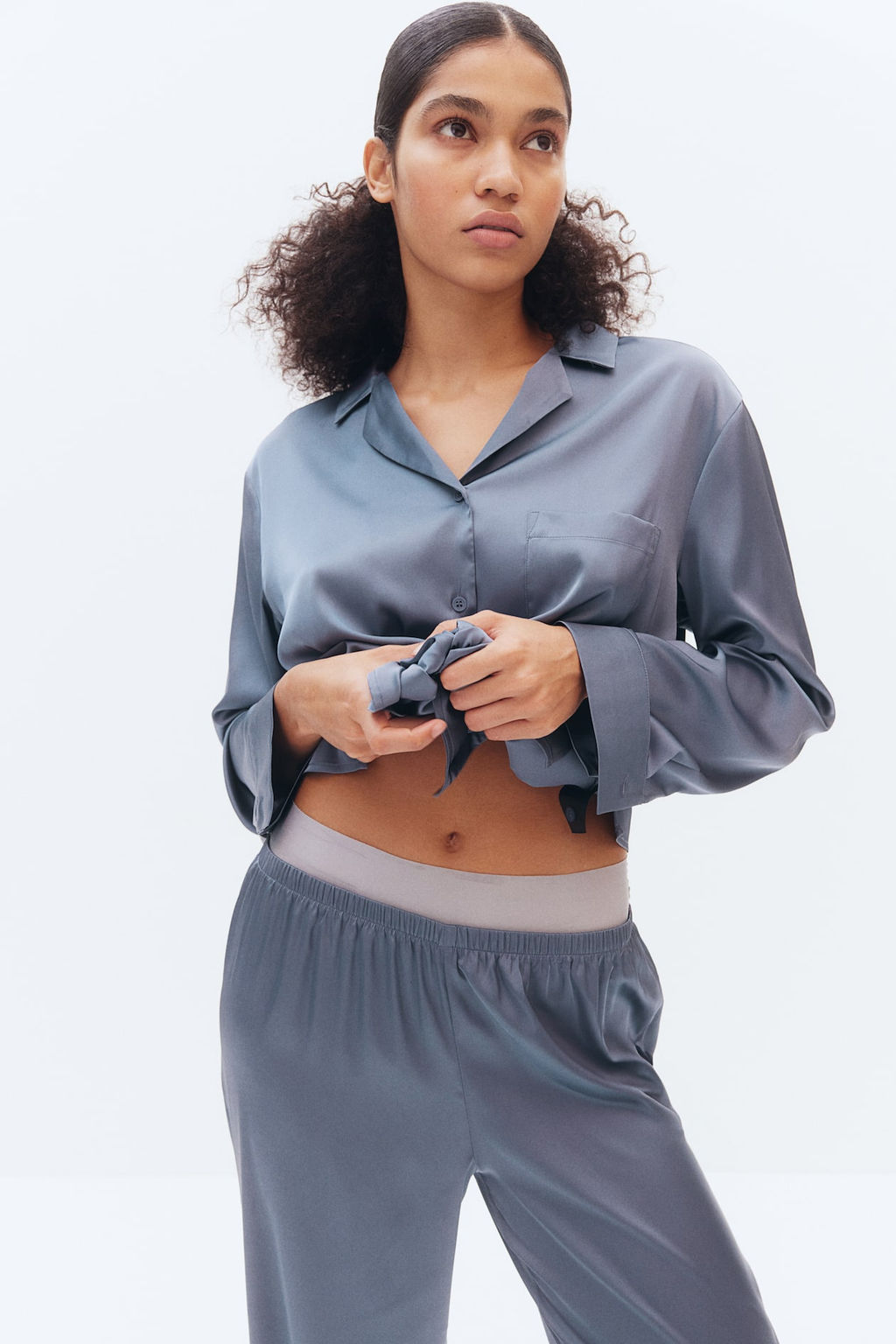 Pijama de saten - H&m фото 2