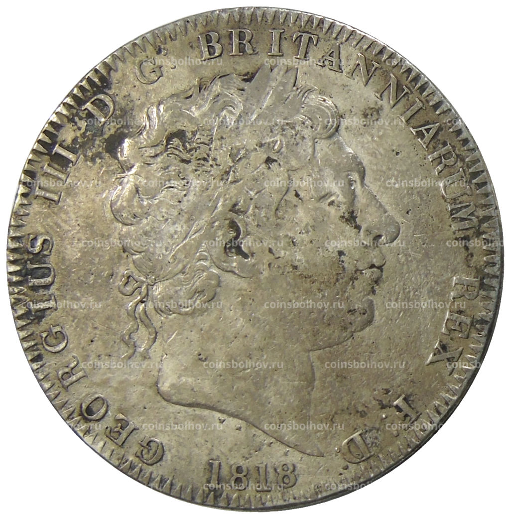 1 крона 1818 года Великобритания