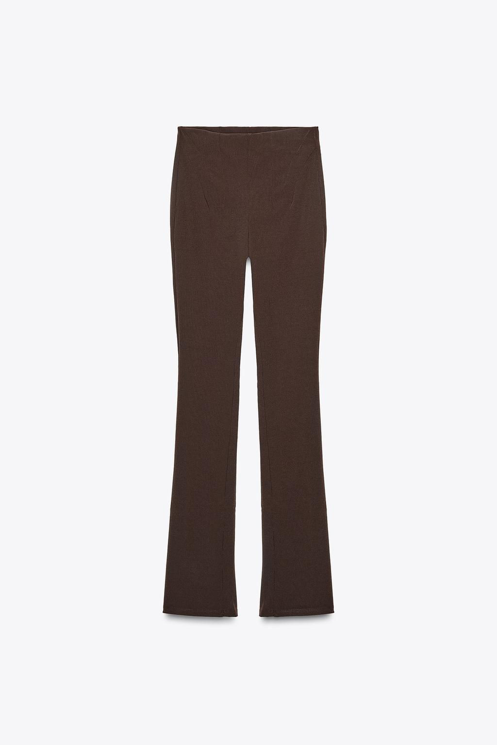 ELASTICATED LEGGINGS WITH ZIP - Zara фото 5