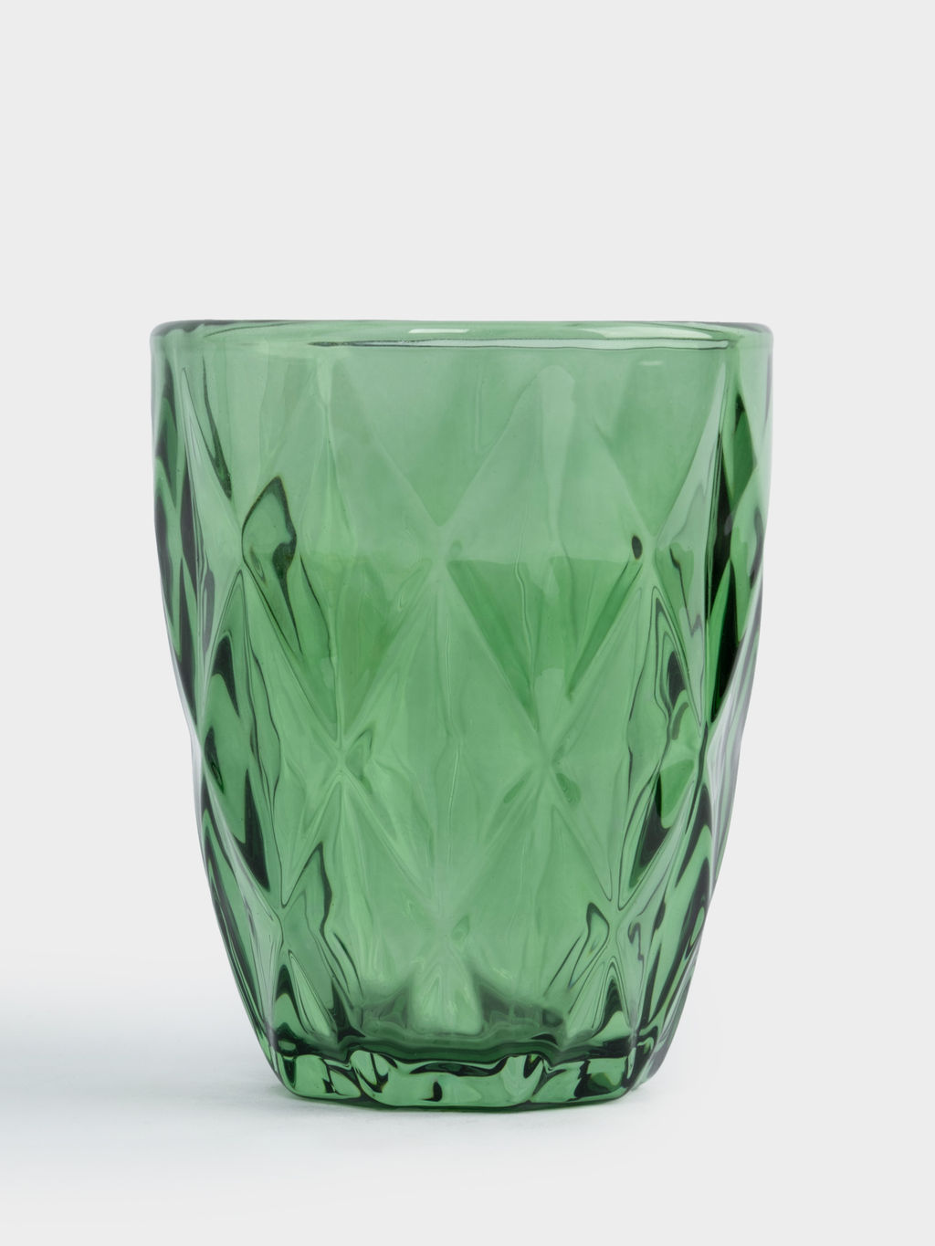 Стакан, 10 см, 270 мл, стекло, зеленый, Diamond color - Anna lafarg фото 3