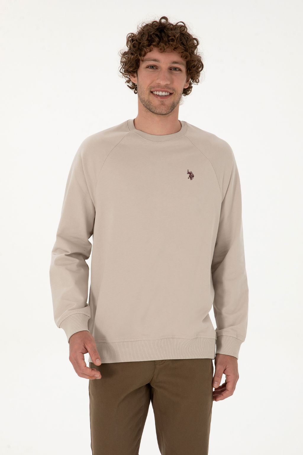 Erkek Regular Fit Bisiklet Yaka Ta_ _nce Basic Sweatshirt Sepette S_rpriz _ndirim - U.s. polo assn фото 8