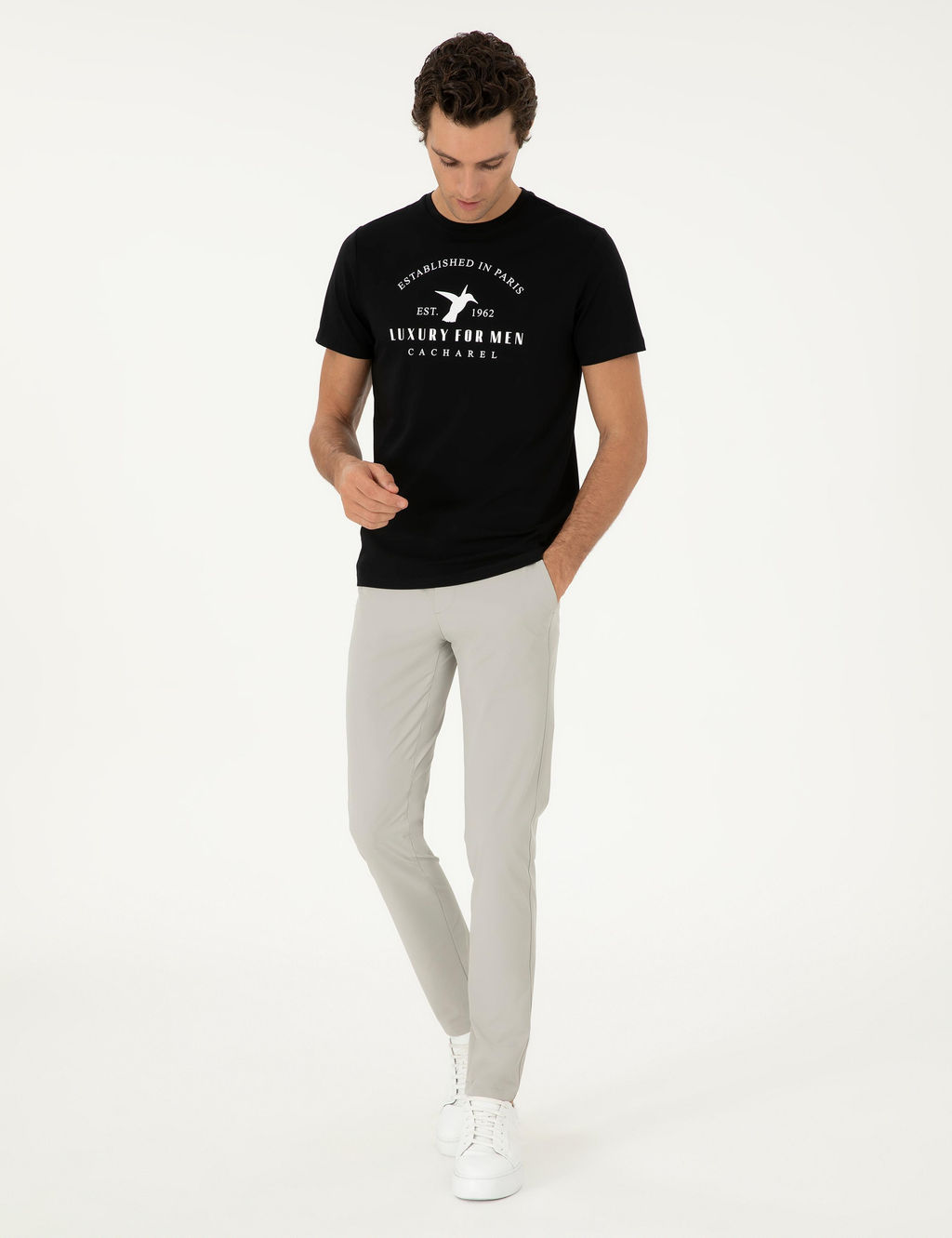 Ta_ Slim Fit Kanvas Pantolon - Cacharel фото 3