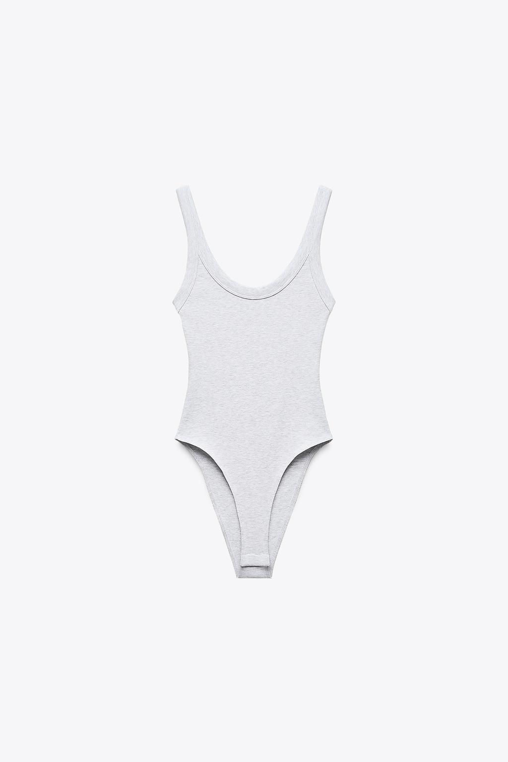 RIBBED BODYSUIT - Zara фото 13