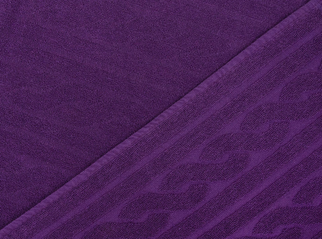 Полотенце махровое 5с402.513ж1 Косы (1-черника) 60х140 см