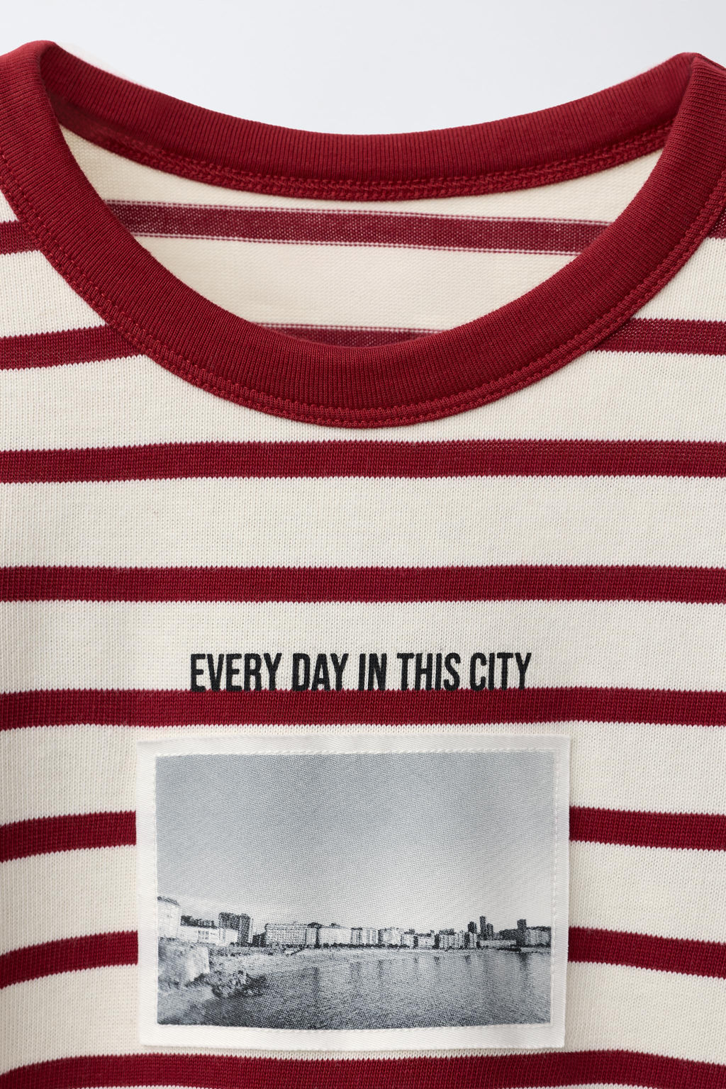 STRIPED A CORU_A CITY T-SHIRT - Zara фото 3