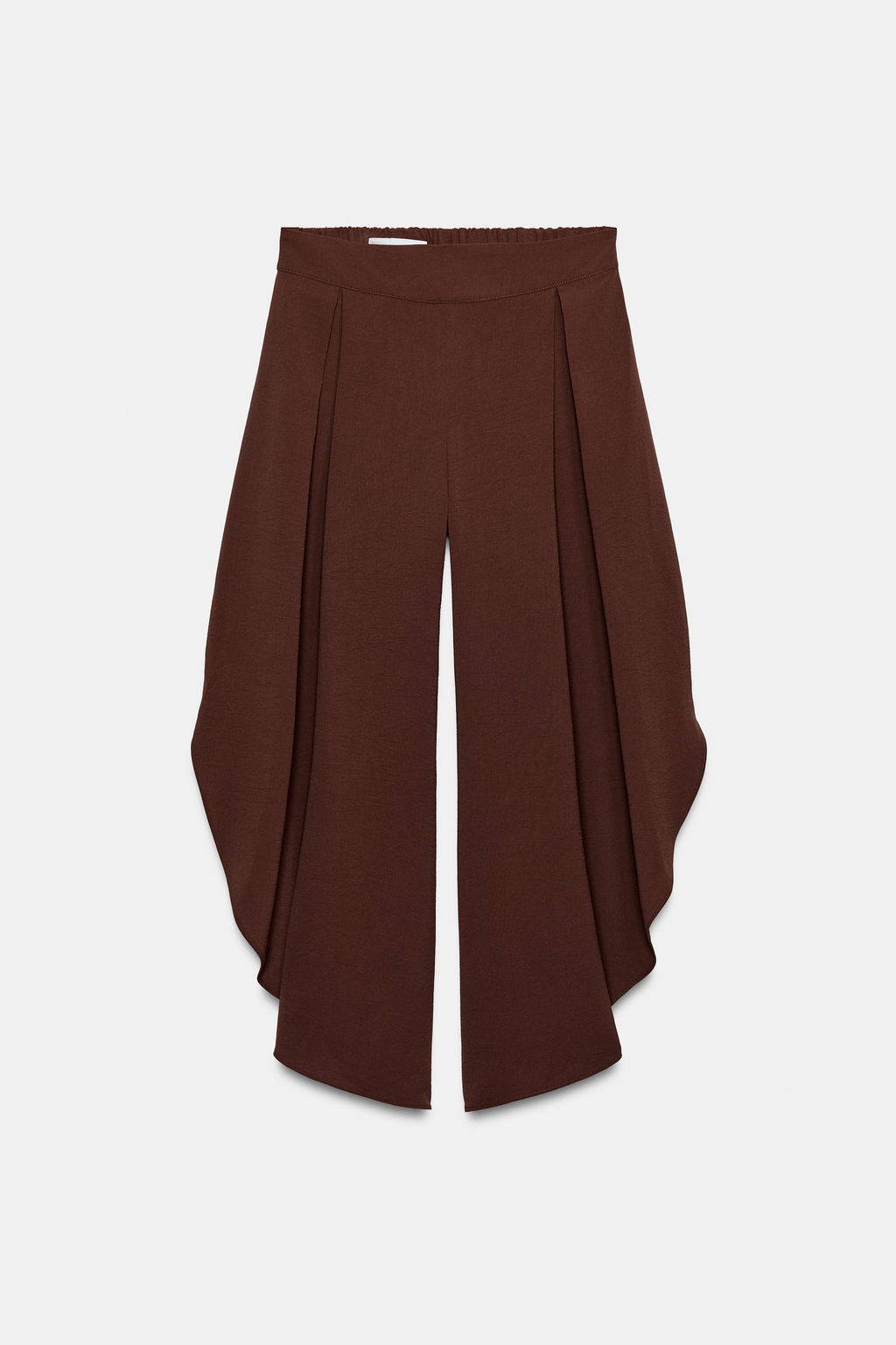 PANTAL?N FLUIDO ABERTURAS / Marr?n - Zara фото 4