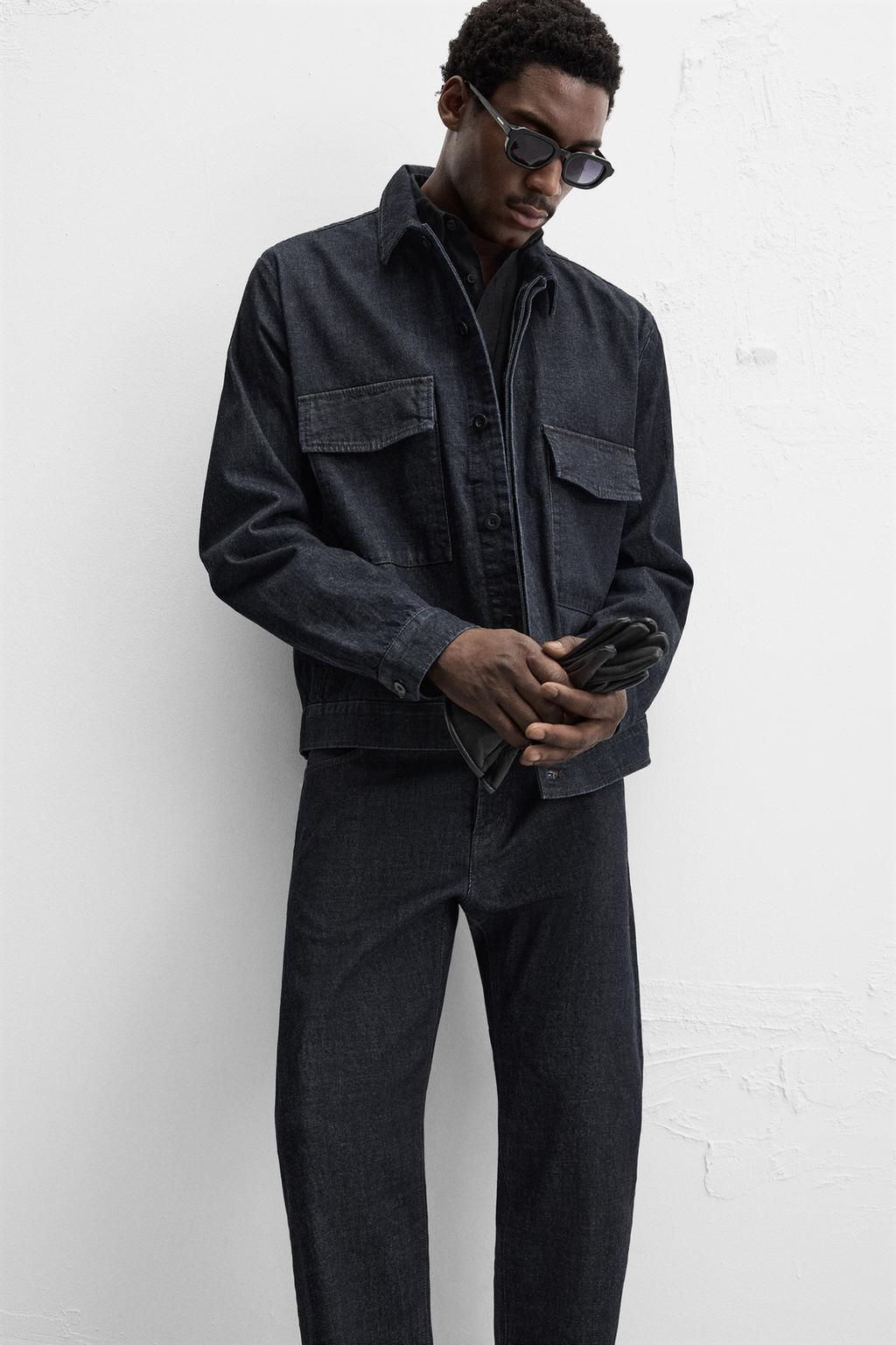 SELVEDGE DENIM OVERSHIRT - Zara фото 3