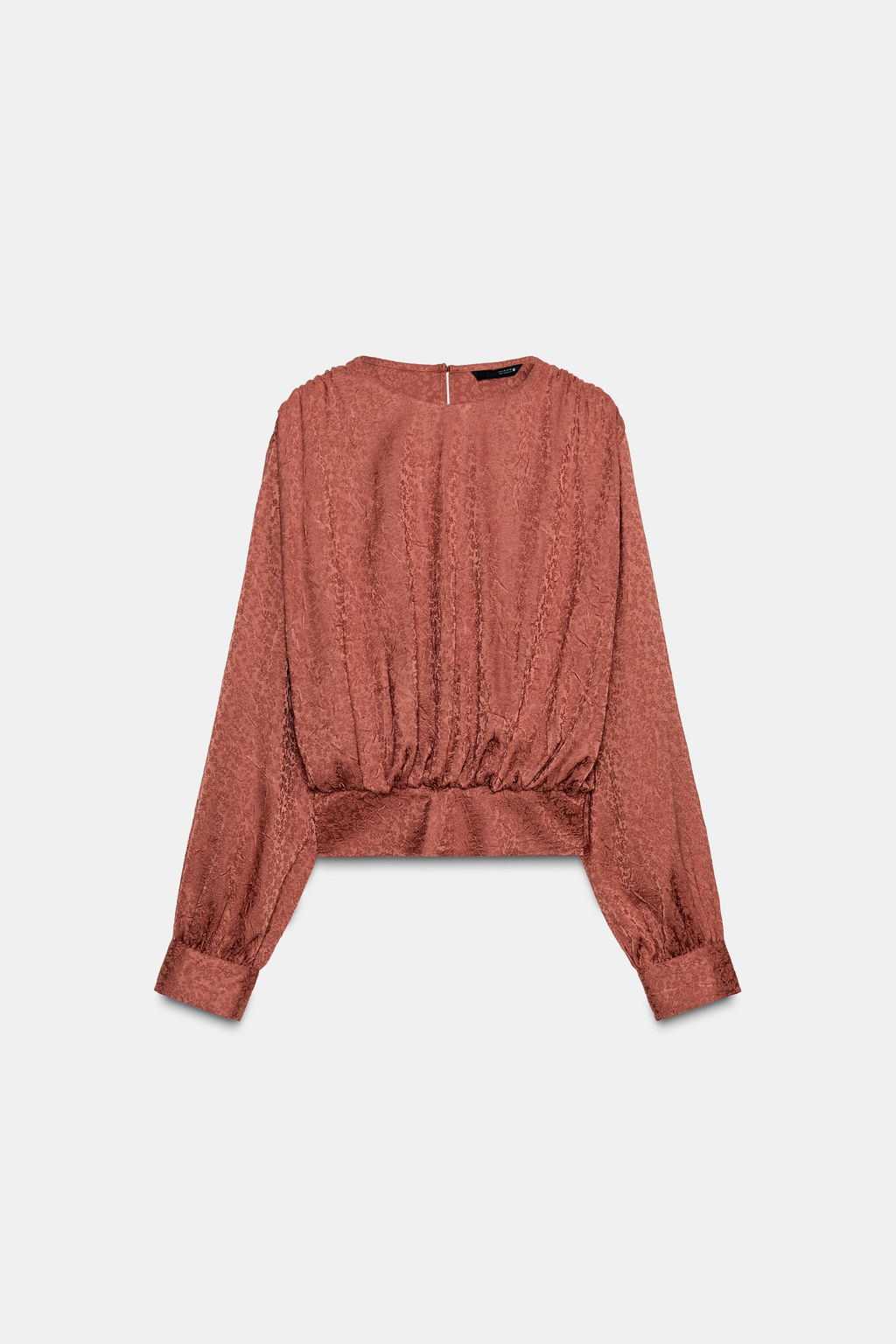 JACQUARD BALLOON TOP - Zara фото 7