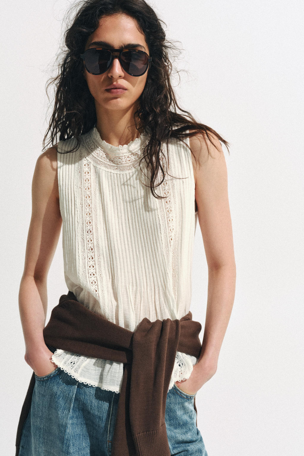 CAMISA ROM?NTICA ZW COLLECTION / Blanco
