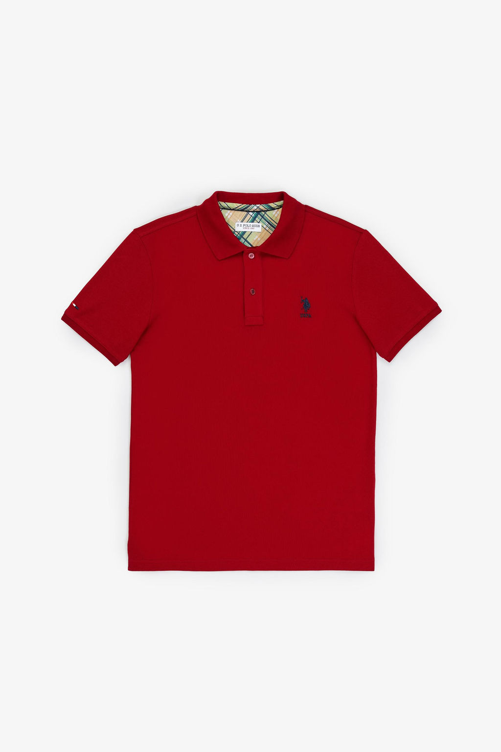 Erkek Slim Fit Polo Yaka Bordo Basic Ti__rt - U.s. polo assn фото 6