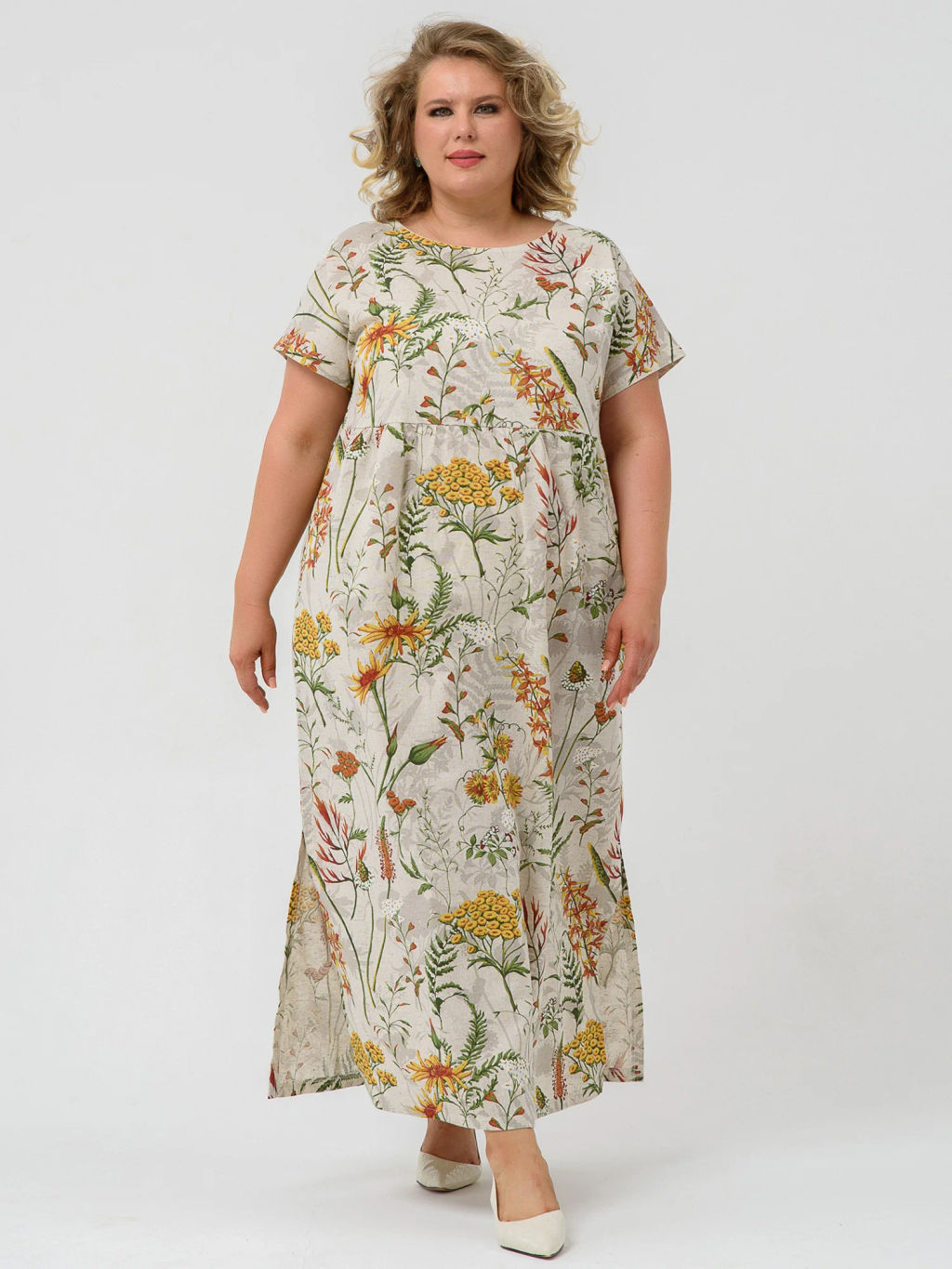 Платье Хлопок 70% Лён 30% Кострома 2 - Оптима фото 66