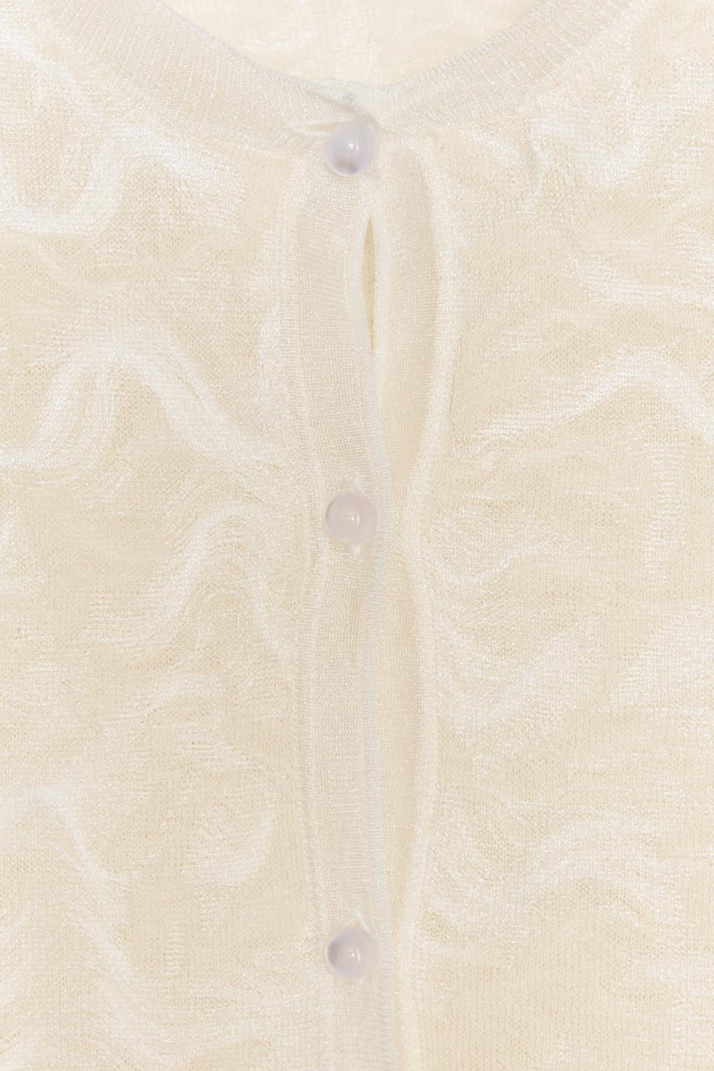 JACQUARD KNIT CARDIGAN - Zara фото 5