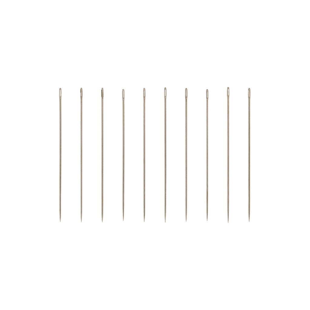 Иглы для шитья ручные Gamma NIR-21 № 1 вышивальные в конверте 10 шт