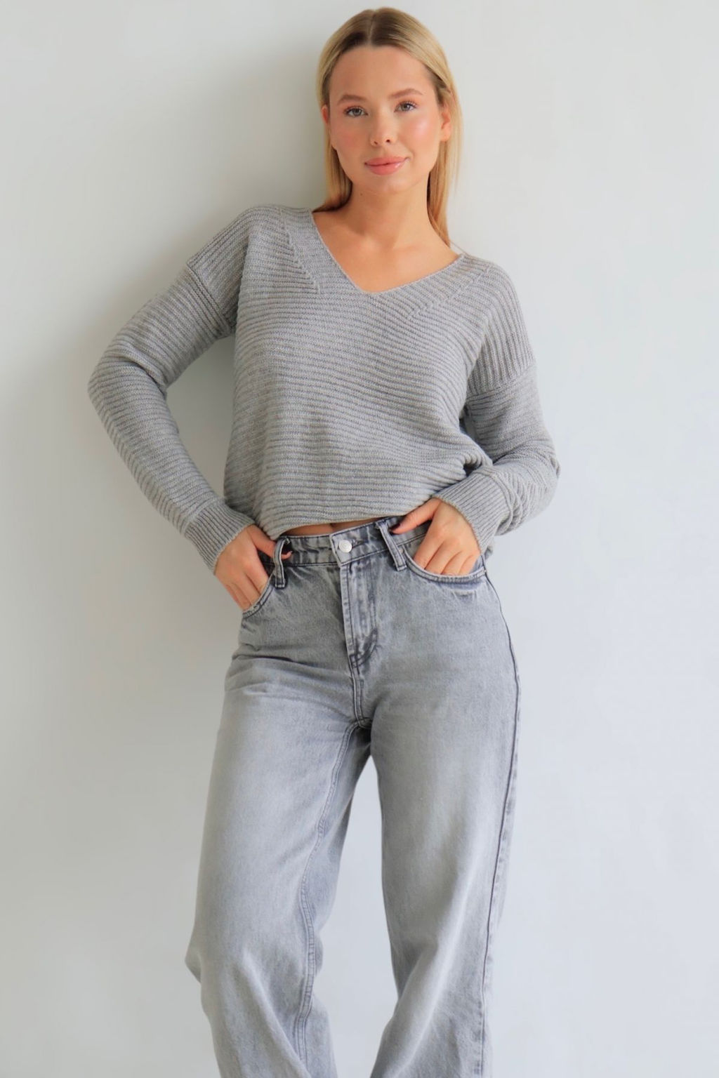 10809 Пуловер серый - Martichelli фото 25