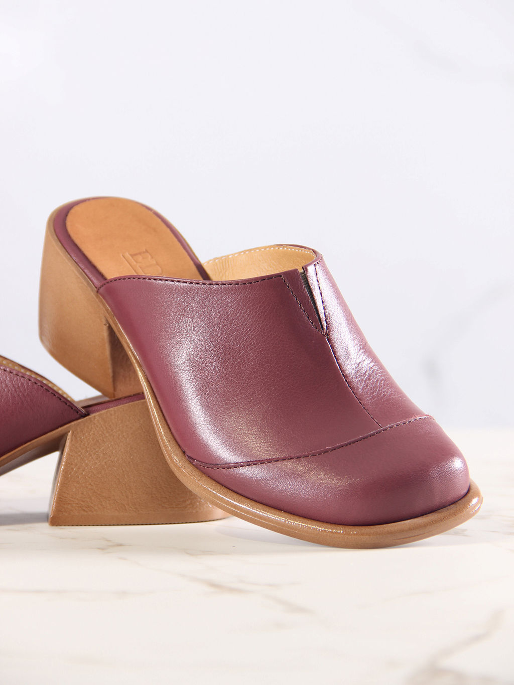 Сабо 5132.23663br.Гнилая вишня+коричневый