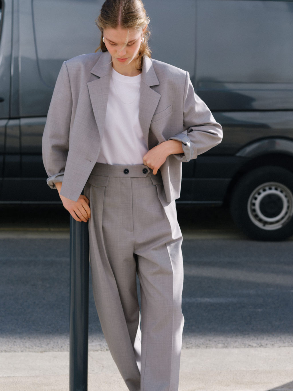 Pantalones sastre relaxed fit - H&m фото 9