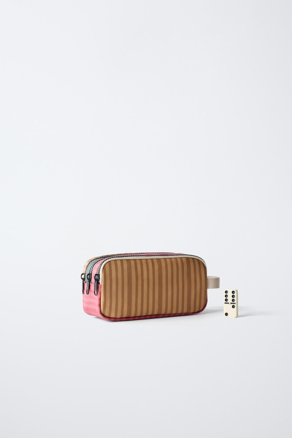 MULTICOLOURED STRIPE PENCIL CASE - Zara фото 5